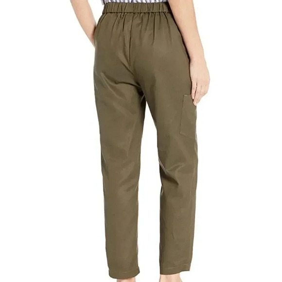 Bcbgeneretion Cropped Utility Pant Olive Green M - Picture 10 of 12